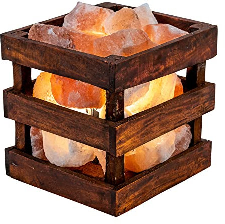 SUPERBUTELKI.PL Lampada di Sale dell’Himalaya 3–5 kg dal Punjab Pakistan – Lampada di Cristallo Naturale in Pietra di Sale