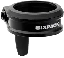 Sixpack gedichtete Sattelklemme 34.9/36.4 schwarz: Größe: 36.4