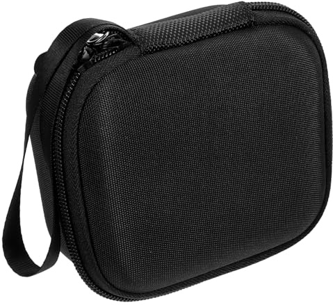 HAPINARY Verdickte Tragetasche Aufbewahrungskoffer für Blutsauerstoffmesser Fingerpulsoximeter Hartschalenetui Schwarz Organizer für Unterwegs Gesundheit Pflege