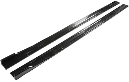 Per SEAT Per LEON FR 5F MK1 MK2 MK3 MK3.5 MK4 MK5 Per Ibiza 6J 6L Estensioni Minigonne Laterali Alette Laterali Universali Per Auto Gonna Laterale Estension(Glossy Black)