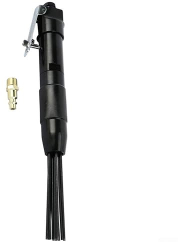 Pneumatic Needle Scaler Air Tool For Rust And Paint Removal, Weld Slag Cleaning And Deburring With Hardened Steel Needles, Operates At 4000 Strokes/Min