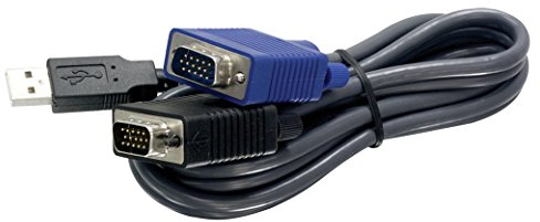 TRENDnet TK-CU06 Cavo KVM USB/VGA, Lunghezza da 1.80 m