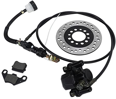 scheibenbremse quad,hydraulische scheibenbremse go kart,Bremsscheibensatz, Scheibenbremssatz Bremsbelagscheibe für 50 110 125 150 200 250 Dirt Bike Quad ATV Go Kart