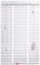 REHAN & CO Faux wood window Venetian Blinds 50mm Slats with String/Tape Blinds Aluminium Headrail Trimmable Child Safe Home Office Window Blind (White Tape, 45Wcm x 213Hcm)