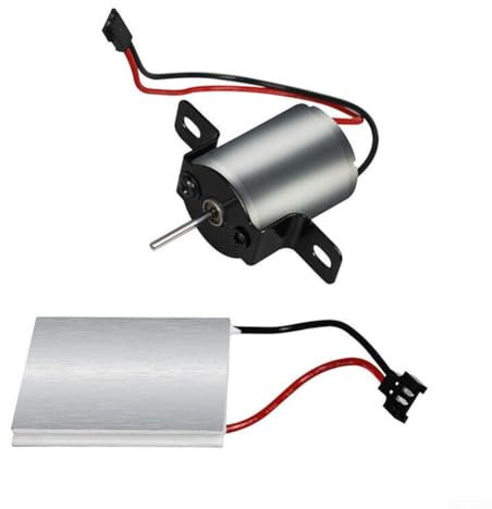 Yhenlovtt Kit de reparación de motor de soplador de estufa de chimenea, accesorios de generación de energía, piezas de repuesto, construcción de metal, fácil instalación y extracción