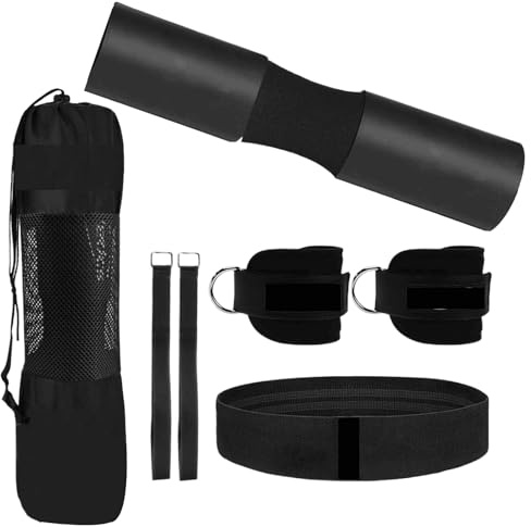 Hip Thrust Pad | Gewichtheberstangen Kissen - Stoßdämpfung Langhantel Kissen Set für Workout, Hip Thrusts, Zuhause, Gymnastik