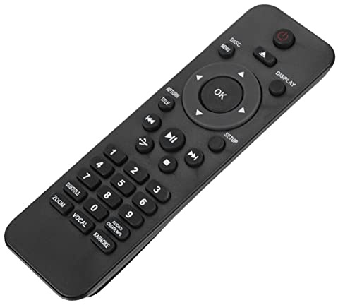 Generic Telecomando Sostitutivo per Lettore DVD Telecomando Universale in ABS Durevole di Alta qualità per DVP5982C1 37B DVP3350K DVP3386K DVP3310K