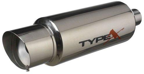 AutoStyle Sportauspuff universal Typ X Racing 'DualSound' - Ø150mm | Geschrägt