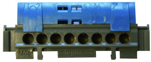 004842 Legrand bornier de répartition neutre isolé 8x16mm²