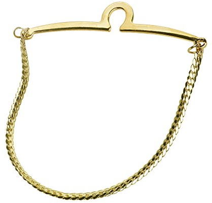 rosenice Goldene Krawattenkette Herren Krawattenklammer Kupfer 1.18 Zoll Breite Trübungsbeständig Elegantes Geschenk Für Geschäftsreisen