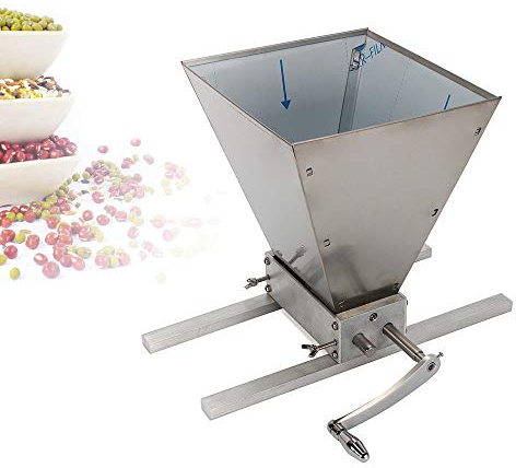 SHIOUCY - Macinino per cereali, 3,6 kg/minuto, a 2 rulli