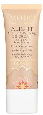 Pacifica Alight Multi-Mineral BB Cream – Shade 11 Light Tinted Moisturizer & Primer in One, Sheer Glowing Coverage, Hydrates, Primes & Perfects, 100% Vegan Cruelty Free Dermatologist Tested