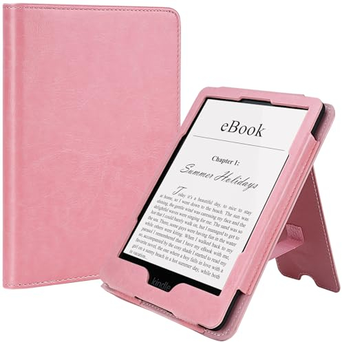 Amazon Kindle Hülle für 6.8 2021 Stoffhülle Kindle Paperwhite (11. Generation-2021) und Kindle Paperwhite Signature Edition (Pink)