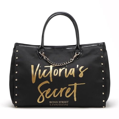 Ds UUby Victorias Secret Borse Tote a Mano da Donna, Grande, Borsa Messenger Nero - Angel City Bag (Nero)