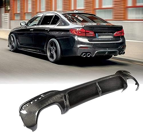 WuYyyyy Auto Heckstoßstange Lippe Diffusor,Für BMW 5er G30 G38 540i M Sport 2018-2019 Heckspoiler Wetterfest Anti Crash Kratzfest Stoßstange.