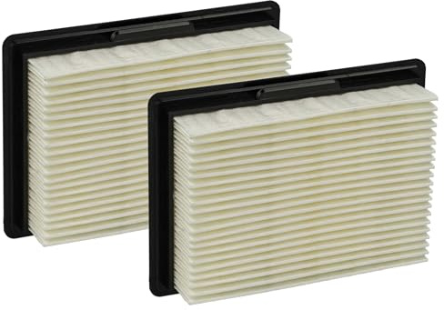 vhbw 2x Flachfaltenfilter kompatibel mit Bosch EasyVac 12 3 603 CD0 000 | 8 V LI 3 601 JE3 000, GAS 10, 12 Staubsauger - Filterelement
