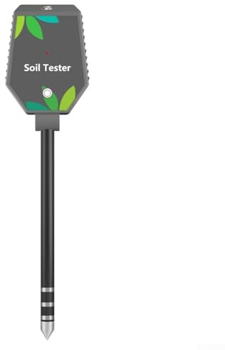 Oniissy Oniissy 8-in-1 Bodentest-Set, Bodenfeuchtigkeitsmesser, Fruchtbarkeitsmesser, pH-Messgerät, Sonnenlicht-Intensitätsprüfer, LCD-Display, Luft-Hygrometer, Temperatur für Garten