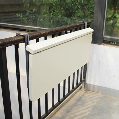 Pflanzenhalter für Geländer, Frühstücksbartisch, Wandschreibtisch, klappbarer Schreibtisch für Balkonmöbel, Balkontisch, an der Wand montierter Schreibtisch, Klappschreibtisch, schwebender Schreibti