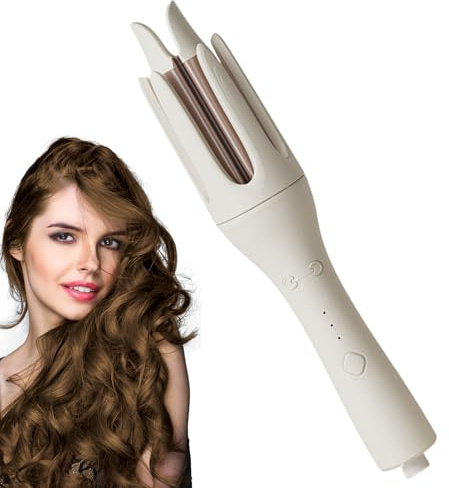 lisutupode Rotazione Automatica Del Bigodino 32mm Ceramica Ferro Arricciacapelli Automatico Anti Bruciore Funzione Di Spegnimento Automatico 140-200°C Regolabil Per Varietà Di Acconciature Ricci