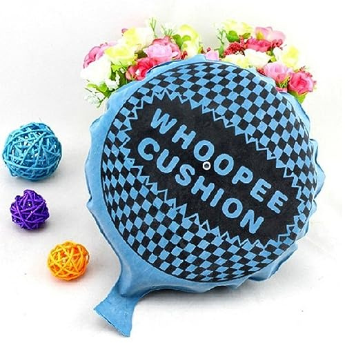 RASTKY Cuscino Whoopee di Colore Casuale Cuscino Ingannevole Autogonfiabile per Risate, Giocattolo Scherzo Universale per Sedie, Divani, Letti, Plastica, 1 Pezzo (Colore Assortito)
