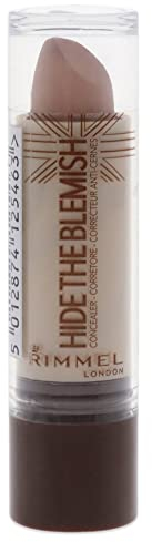 Rimmel London Hide The Blemish Stick Concealer, Instant Retouch and Imperfection Camouflage with Easy Application, 105 Golden Beige, 4.5 g