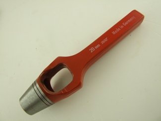 Locheisen Lochstanze Locher Henkellocheisen Ösen 20mm
