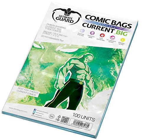 Ultimate Guard UGD020021 Comic Bags, transparent