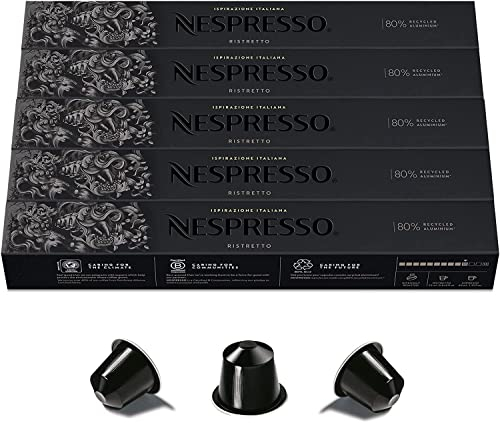 Nespresso Caffe 50 x Ristretto Capsules - Original