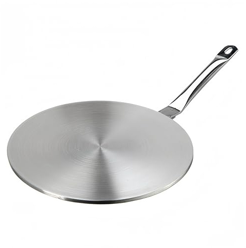 9.45inch Stainless Steel Coffee Milk Cookware Simmer Ring Induction adapter Hob Plate Heat Diffuser for Glass/Ceramic/Stailness Steel Cookware