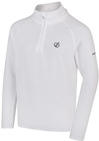 Dare 2b Bambino Waterproof & Breathable High Insulated Hooded Character Rain & Snowsuit with Side Leg Access And Integrated Snow Gaiters Fleece - White, 13 Years
