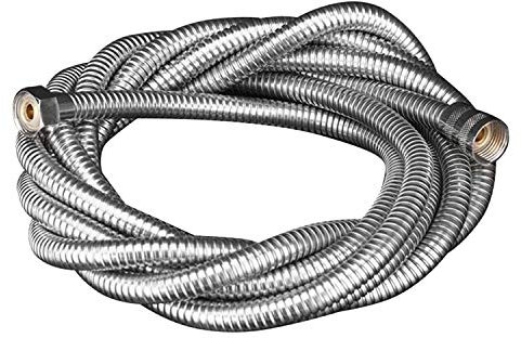 DINGGUANGHE-CUP Duschrohr G1 / 2 Brauseschlauch Edelstahlrohr Flexible extralange Brauseschlauch Badezimmer Bidet Sprayer Schlauch Duschkopf Schlauch Ersatz Badezimmerzubehör (Size : 250cm)