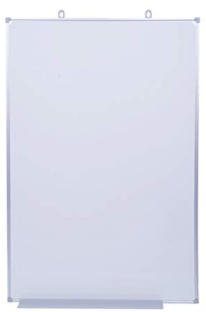 Whiteboard Magnetische Einseitige Wandmontierende Trockenlöschplatte Aluminiumlegierungsrahmen Mit Beweglichem Haken Und Stifthalter 60x90cm