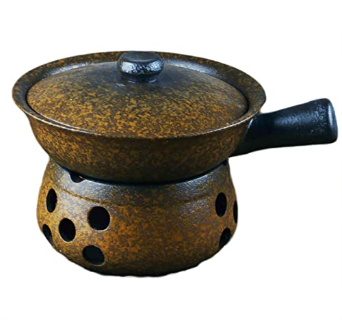 wcpqt Ciotola,Ciotole da Portata con Manici Grandi,Lavastoviglie,Microonde,Forno & Broil Safe,Eco Riutilizzabile-Ciotole di Zuppa Amichevoli-Giallo 17x17x13cm(7x7x5inch)