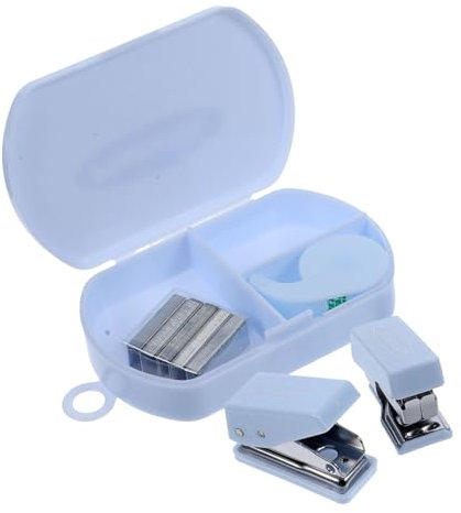 EXCEART Klebebandspender Heftgeräte Inklusive Süßen Heftern Und Kleinen Heftern Ohne Heftklammern Für Büro Und Scrapbooking Mit Hochwertigen Und Metallmaterialien Bruchfest Und Langlebig