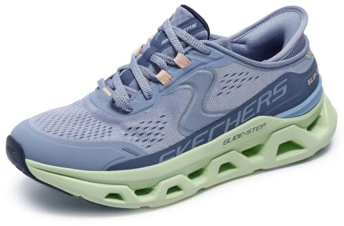 Skechers Women's Glide-Step Altus Hands Free Slip-Ins, Blue/Multi, 8.5
