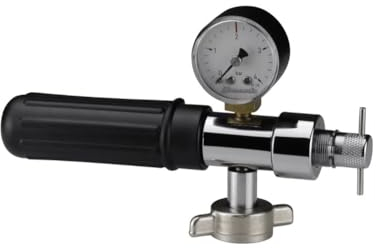 Druckminderer für 16g Co2 Kapseln KEG-Ceomat 3/4 (1,3 bar) mit Manometer
