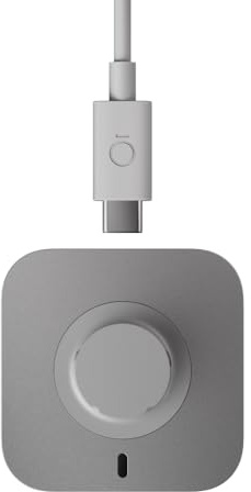 Oura Ring 4 Charger - Grey - Size 13 - Charging Dock and USB-C Cable | Recharges your Smart Ring Battery for up to 8 days | Additional Charger, USB-C Cord Compatible