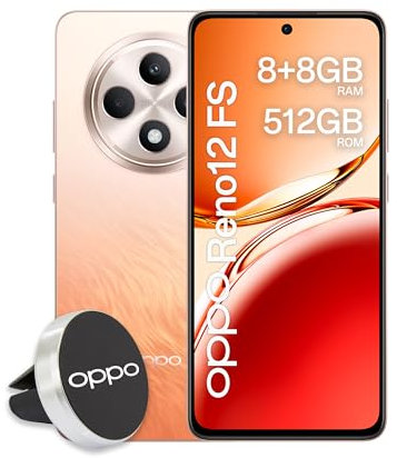 OPPO Reno12 FS 4G Dual SIM | 512GB + 8GB RAM | Snapdragon 685 | 50MP AI Triple Camera | 6.67 AMOLED 120Hz | 5000mAh Battery | 45W Fast Charging | Android 14 (Amber Orange)