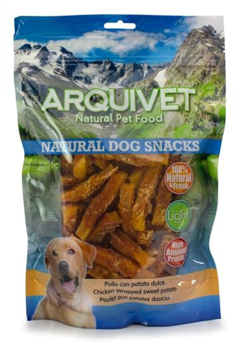 Arquivet - Huhn mit Süßkartoffel (1 kg) - Natürliche Snacks für Hunde