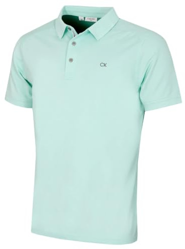 Calvin Klein Polo de Golf con Cuello Acanalado de Campus - Deporte Acuático - M