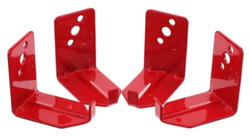 TOPPERFUN 2juego Soporte Lateral De Pared Para Extintores De Incendio De Diseño De Gancho Angulado y Resistente Instalación Fácil Para Hogar y Oficina