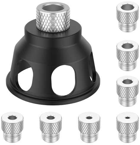 Utensili per la Foratura Verticale con Boccola del Trapano e Guida per la Foratura Verticale, Supporto Guida per Trapano, Ideali per Trapani a Colonna e da Banco