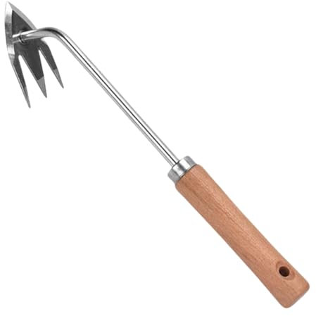Genérico Herramienta Desherbadora Extractor De Hierba De Mano De 3 Dientes