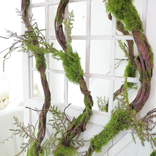 1 pièce, 2 m, Grande Guirlande Artificielle Flexible en Mousse, Branches d'arbre artificielles, vignes, pour Halloween, manoir hanté, Arche de Mariage, pièce, cheminée extérieure, décoration Murale.