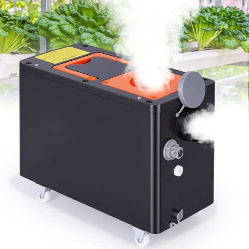 BAOSHISHAN Industrial Humidifier 7000ml/h Mist Output Commercial Humidifier | Integrated Auto-Fill & Filtration,Dual Spray Modes,For Large Room Workshop Supermarket Warehouse Greenhouse