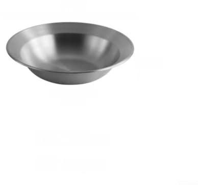 ZMdooreasy Plato hondo de acero inoxidable, bandeja de sombrero de paja estilo coreano para sopa de ensalada de pasta, vajilla de lujo electropulida, apilable para restaurante en casa, oro plateado