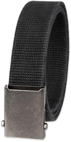 Columbia Unisex-adult Military Web Belt-Adjustable One Size Cotton Strap and Metal Plaque Buckle