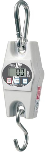 Kern HCB 20K10 Hängend Waage 20kg / Auflösung 10 g | Grau, Wägebereich bis 20 kg, Ablesbarkeit 10 g