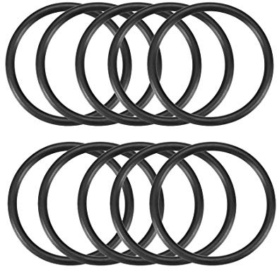 10 st 42 mm yttre diameter 3 mm tjock gummitätning förseglad packning O-ringar svart