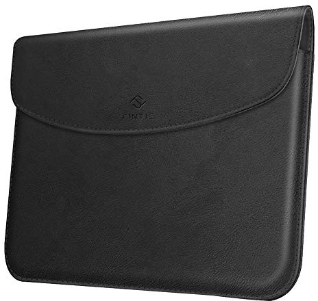 Fintie Sleeve für Microsoft Surface Go 4 2023 / Surface Go 3 2021 / Surface Go 2 2020 / Surface Go 2018 10 Zoll Tablet, Hochwertige Schutz Tasche Hülle aus Kunstleder, Type Cover Kompatibel, Schwarz | Schutzhülle mit Magnetverschluss, Schwarz